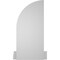 Ekena Millwork Quarter Round Top Right Surface Mount PVC Gable Vent w/ 2"W x 2"P Brickmould Sill Frame, 12"W x 26"H GVPQR12X2603SN - alternate 4
